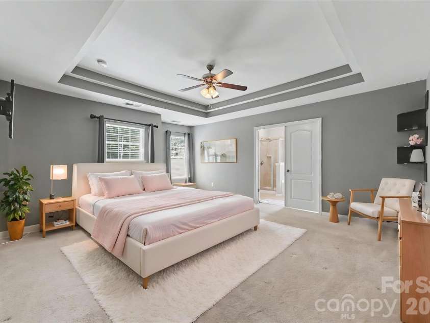 517 Stowe Road, Belmont, NC 28012.  MLS# CAR4399288, YatesRealty ID 36371. Primary Bedroom *Virtually staged*