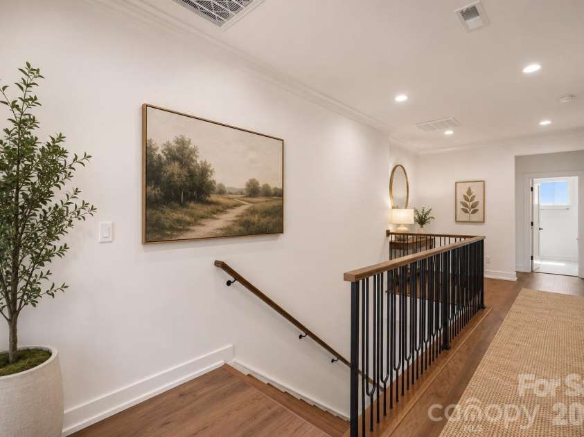7207 Benita Drive, Charlotte, NC 28212.  MLS# CAR4389589, YatesRealty ID 36393. Representative photo- landing at the second floor