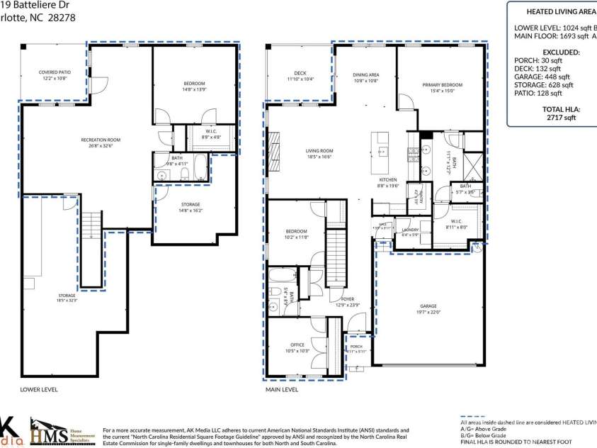 14419 Batteliere Drive, Charlotte, NC 28278.  MLS# CAR4400347, YatesRealty ID 36396. 
