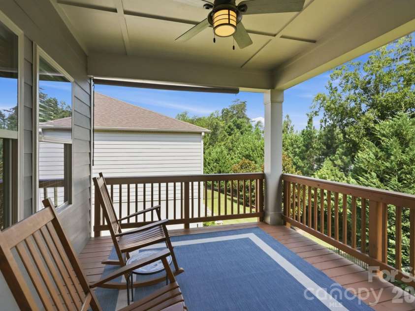 14419 Batteliere Drive, Charlotte, NC 28278.  MLS# CAR4400347, YatesRealty ID 36396. Upstairs Deck