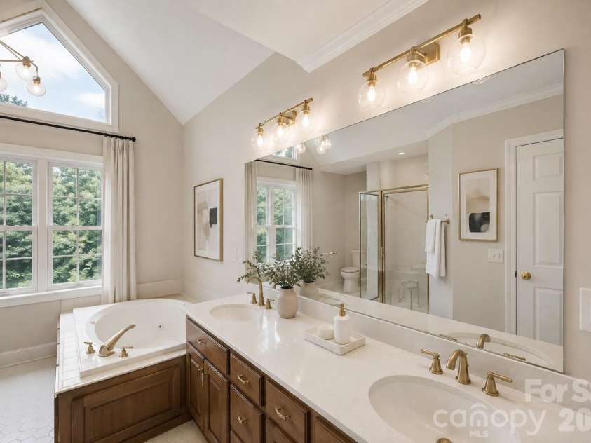 1568 Wheaton Way, Concord, NC 28027.  MLS# CAR4400678, YatesRealty ID 36402. Primary Bathroom