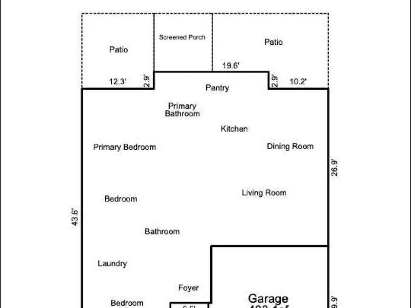 10316 Bon Meade Lane, Cornelius, NC 28031.  MLS# CAR4395622, YatesRealty ID 36425. Floorplan