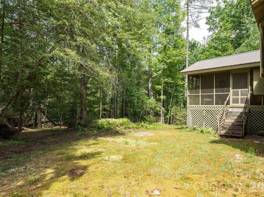 10844 Greenville Highway, Cedar Mountain, NC 28718.  MLS# CAR4369621, YatesRealty ID 36428. Back yard