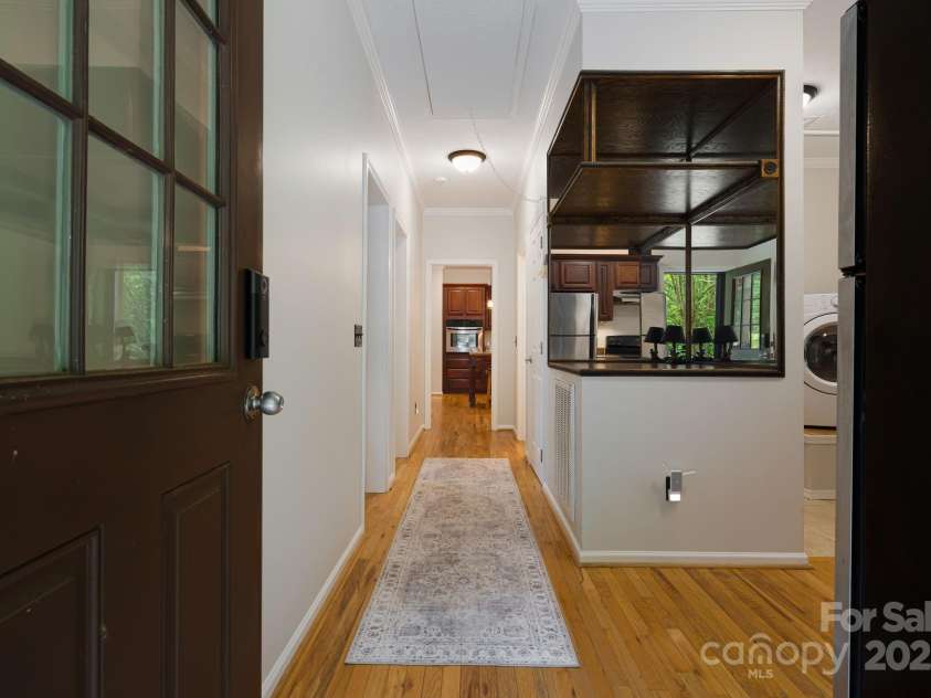 28 Back Stage Pass, Canton, NC 28716.  MLS# CAR4284833, YatesRealty ID 3643. Entrance to guest wing