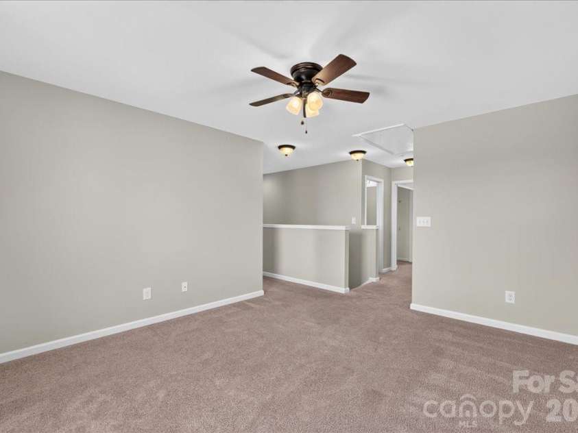 1019 Sunflower Lane, Indian Trail, NC 28079.  MLS# CAR4402543, YatesRealty ID 36431. Bonus room second floor