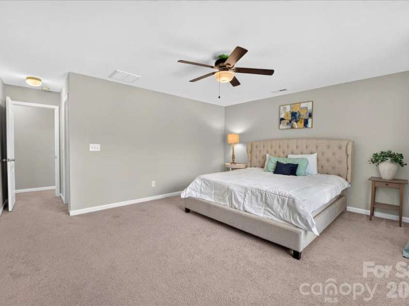 1019 Sunflower Lane, Indian Trail, NC 28079.  MLS# CAR4402543, YatesRealty ID 36431. Owner's suite on second floor