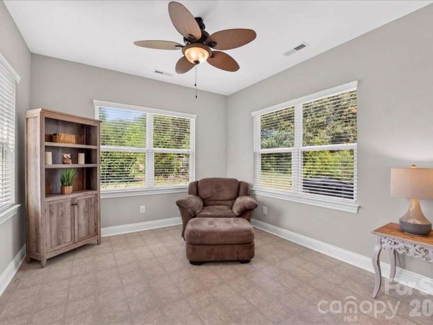 1019 Sunflower Lane, Indian Trail, NC 28079.  MLS# CAR4402543, YatesRealty ID 36431. Sunroom off the kitchen