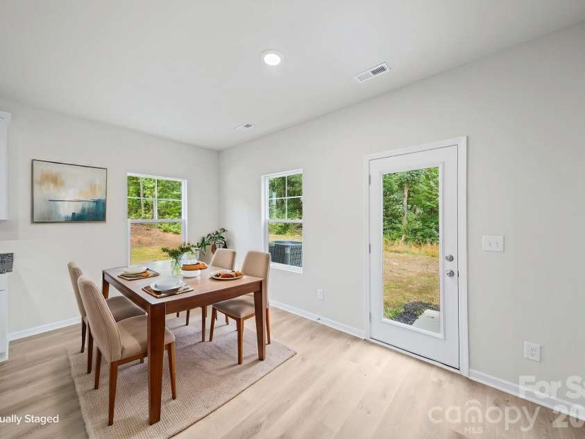 1412 Hubbard Terrace, Shelby, NC 28152.  MLS# CAR4395933, YatesRealty ID 36437. Dining Room - Virtually Staged