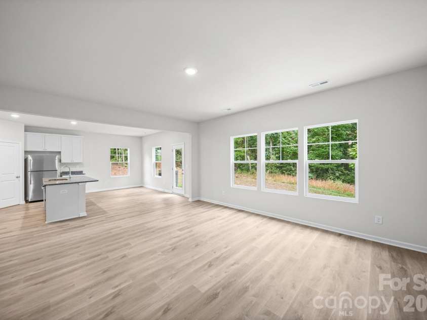 1412 Hubbard Terrace, Shelby, NC 28152.  MLS# CAR4395933, YatesRealty ID 36437. Great Room and Kitchen