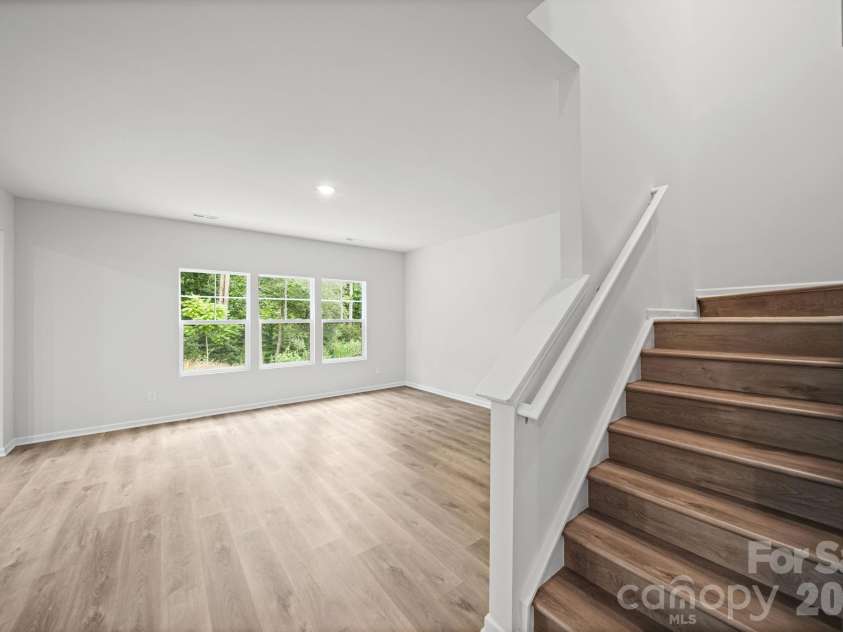 1412 Hubbard Terrace, Shelby, NC 28152.  MLS# CAR4395933, YatesRealty ID 36437. Great Room and Staircase