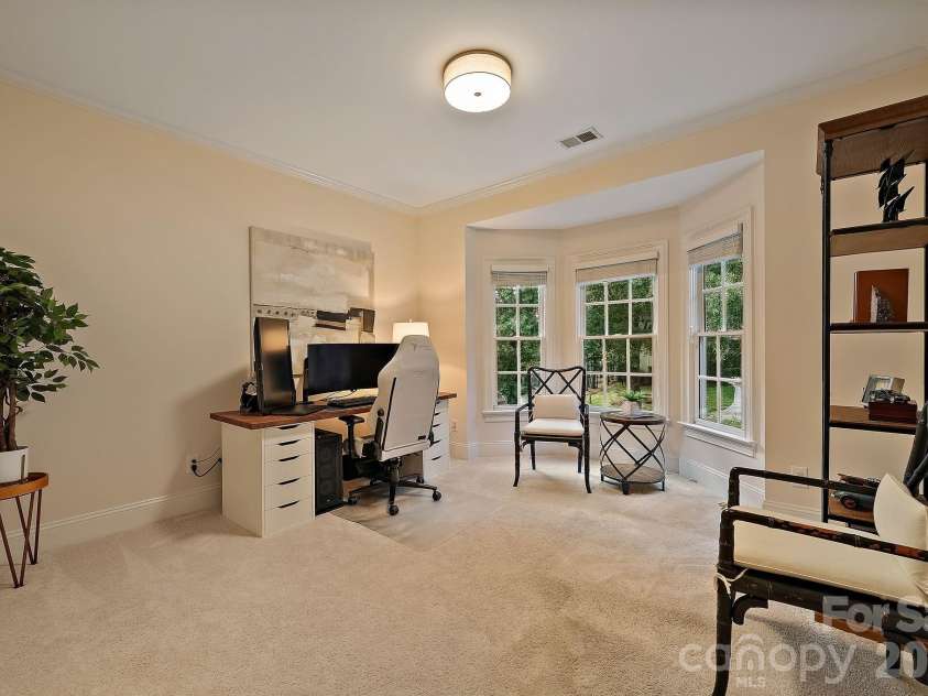 10917 Lederer Avenue, Charlotte, NC 28277.  MLS# CAR4389538, YatesRealty ID 36438. Second Guest room on second level, currently serving as an office.