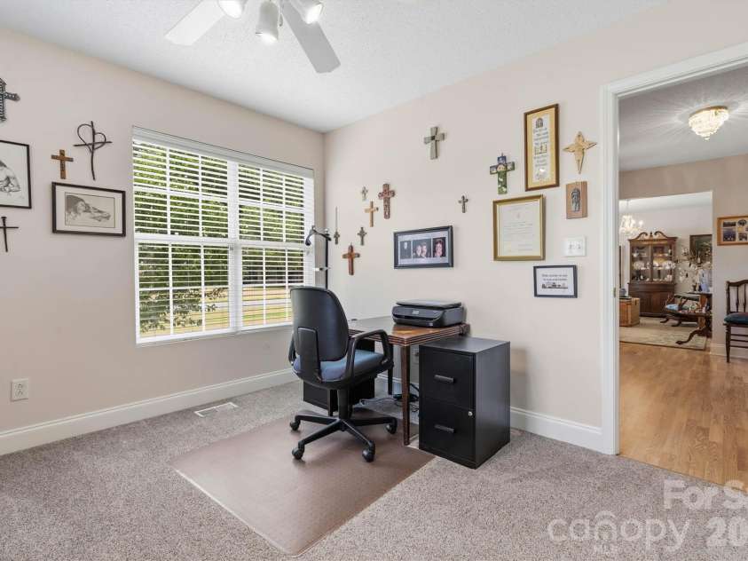 3656 Woodgreen Drive, Lincolnton, NC 28092.  MLS# CAR4403156, YatesRealty ID 36451. Office or Flex Room/Foyer Entry View