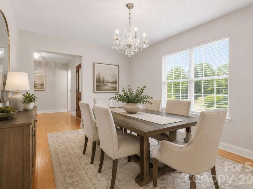 3656 Woodgreen Drive, Lincolnton, NC 28092.  MLS# CAR4403156, YatesRealty ID 36451. Virtually Staged Formal Dining Room