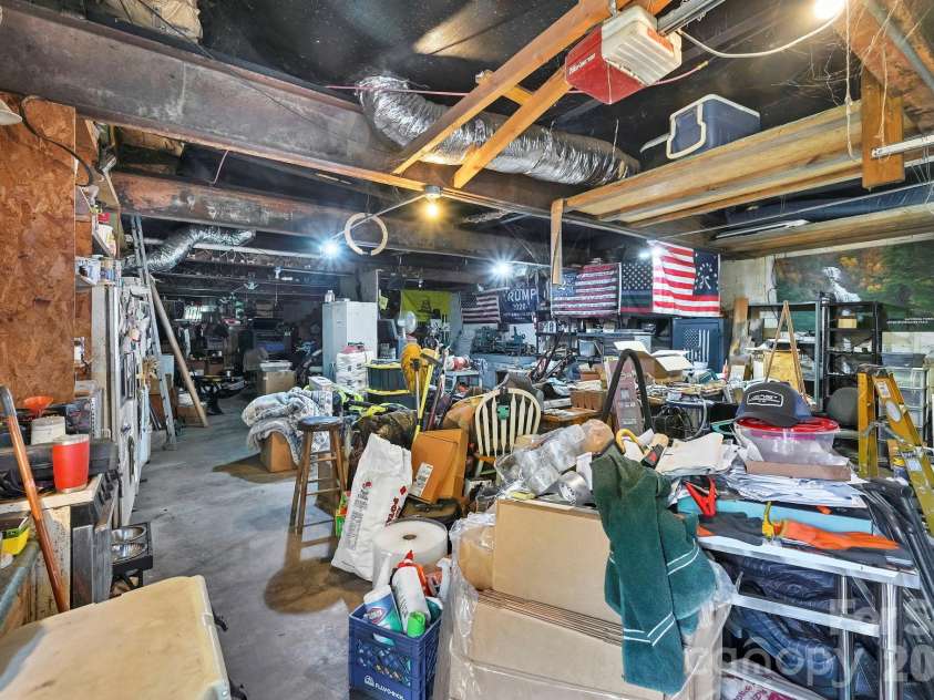 284 Paul Gosnell Road, Marshall, NC 28753.  MLS# CAR4400668, YatesRealty ID 36452. Basement Workshop