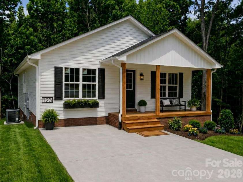 180 May Street, Concord, NC 28025.  MLS# CAR4396949, YatesRealty ID 36456. Digital rendering