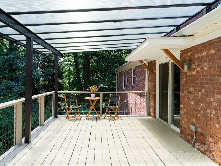 21 Westridge Drive, Asheville, NC 28803.  MLS# CAR4227775, YatesRealty ID 3646. Covered deck
