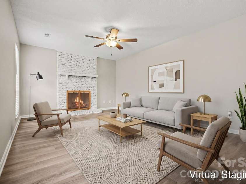 9305 Charolais Lane, Charlotte, NC 28213.  MLS# CAR4386478, YatesRealty ID 36461. Virtually Staged