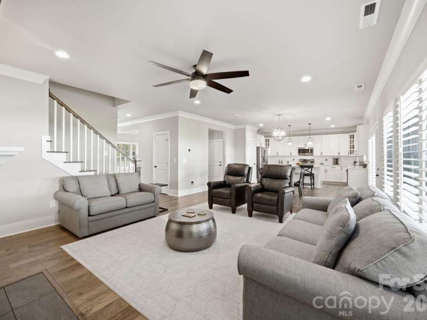229 Elysian Drive, Mooresville, NC 28117.  MLS# CAR4430310, YatesRealty ID 36463. Open floor plan between the Great Room & Kitchen