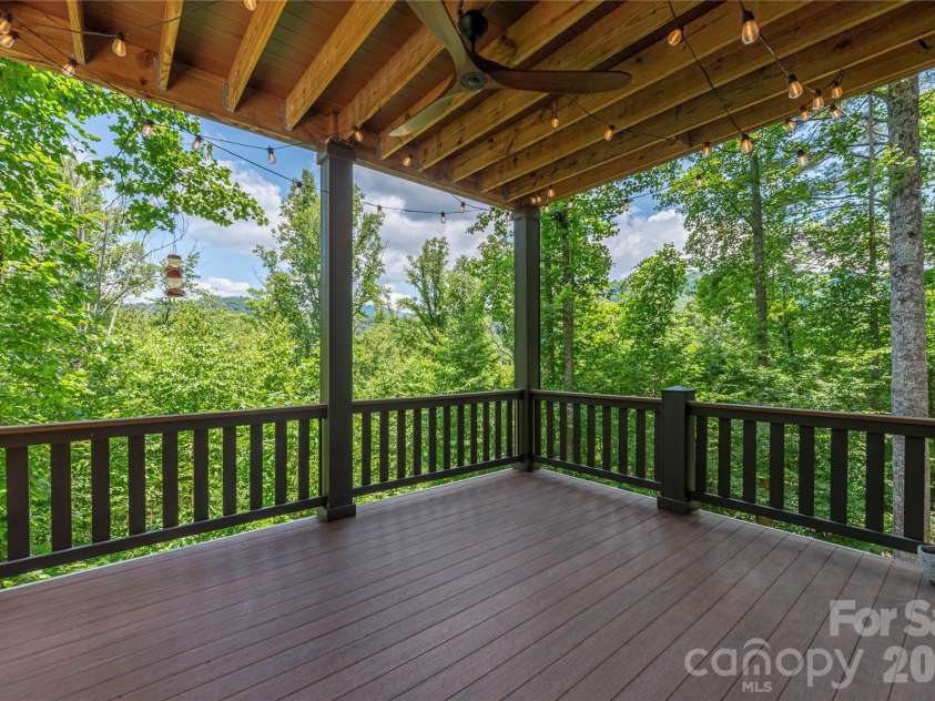 30 Garren View Drive, Fairview, NC 28730.  MLS# CAR4397082, YatesRealty ID 36503. Main-level deck with views