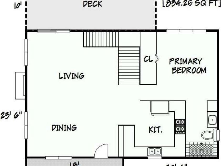 5021 Little Acre Road, Nebo, NC 28761.  MLS# CAR4402201, YatesRealty ID 36525. Main Level