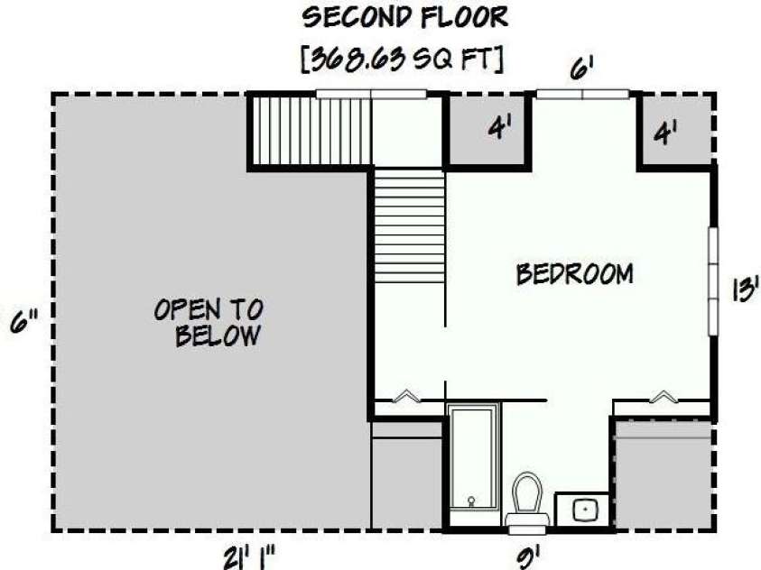 5021 Little Acre Road, Nebo, NC 28761.  MLS# CAR4402201, YatesRealty ID 36525. Upper Level