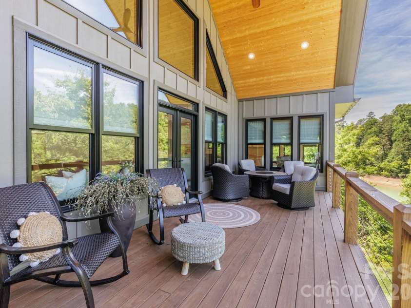 273 Alarka Point, Bryson City, NC 28713.  MLS# CAR4391193, YatesRealty ID 36534. Covered Deck on Main Level