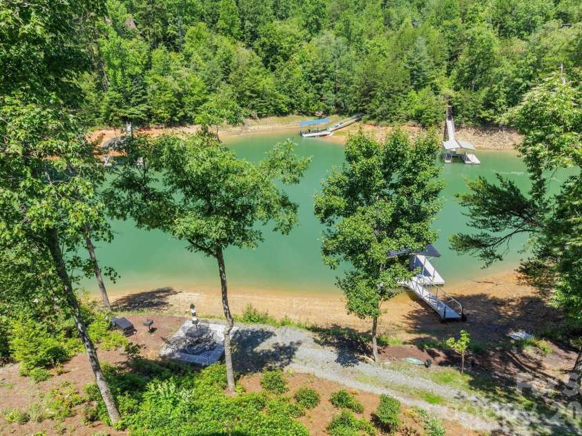 273 Alarka Point, Bryson City, NC 28713.  MLS# CAR4391193, YatesRealty ID 36534. Lake View from Main Level Deck