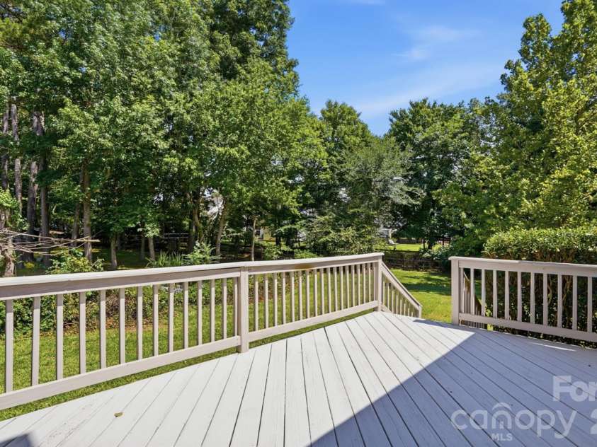 1010 Hamstead Court, Indian Trail, NC 28079.  MLS# CAR4401658, YatesRealty ID 36536. Large Deck