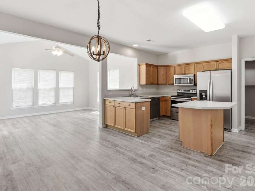 1010 Hamstead Court, Indian Trail, NC 28079.  MLS# CAR4401658, YatesRealty ID 36536. Open Floor Plan