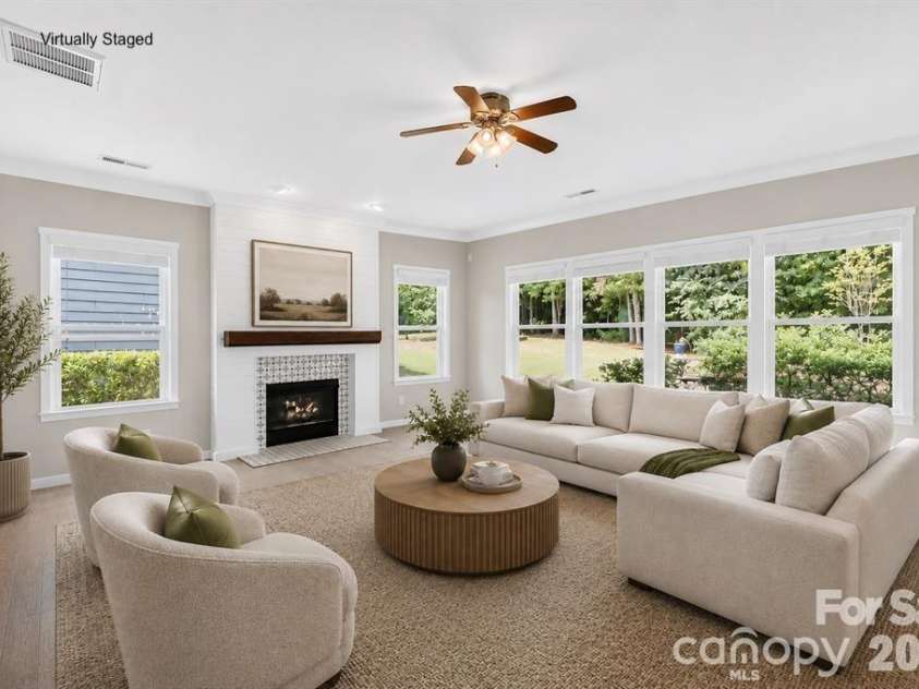 2238 Bluebell Way, Tega Cay, SC 29708.  MLS# CAR4400868, YatesRealty ID 36542. Family Room - Virtually Staged