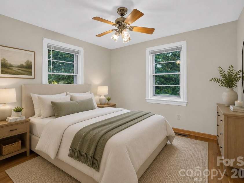 1532 Orchard Drive, Lenoir, NC 28645.  MLS# CAR4397630, YatesRealty ID 36550. Bedroom 2 Virtually Staged