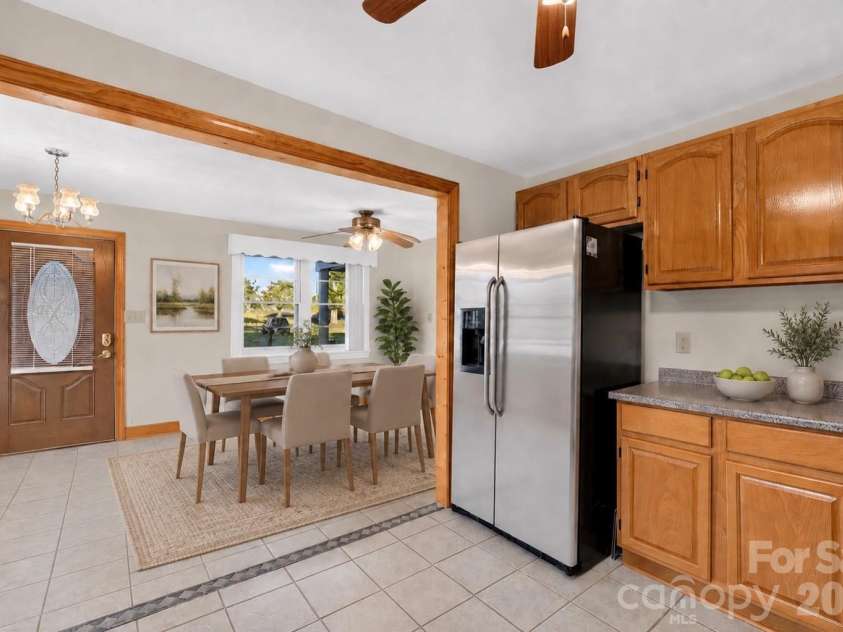 1532 Orchard Drive, Lenoir, NC 28645.  MLS# CAR4397630, YatesRealty ID 36550. Dining Room Virtually Staged