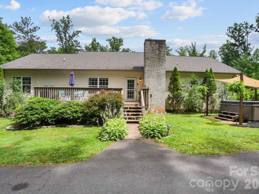 90 King Road, Weaverville, NC 28787.  MLS# CAR4397752, YatesRealty ID 36556. Back Deck