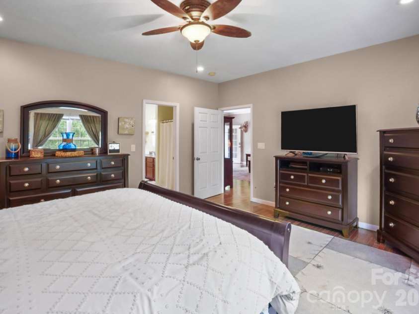 90 King Road, Weaverville, NC 28787.  MLS# CAR4397752, YatesRealty ID 36556. Primary Bedroom