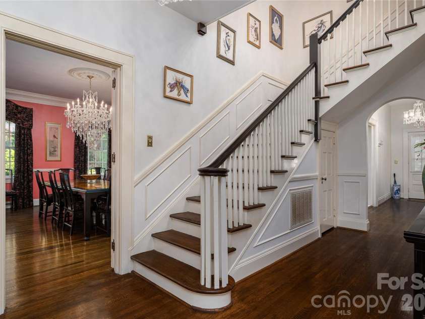 805 Aspen Street, Lincolnton, NC 28092.  MLS# CAR4395032, YatesRealty ID 36558. Staircase
