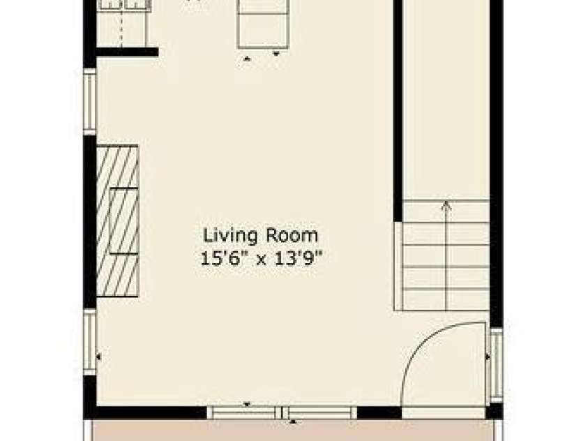 26 Mount Clare Avenue, Asheville, NC 28801.  MLS# CAR4293634, YatesRealty ID 3656. Level one floor plan