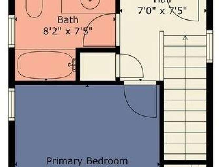 26 Mount Clare Avenue, Asheville, NC 28801.  MLS# CAR4293634, YatesRealty ID 3656. Level two floor plan