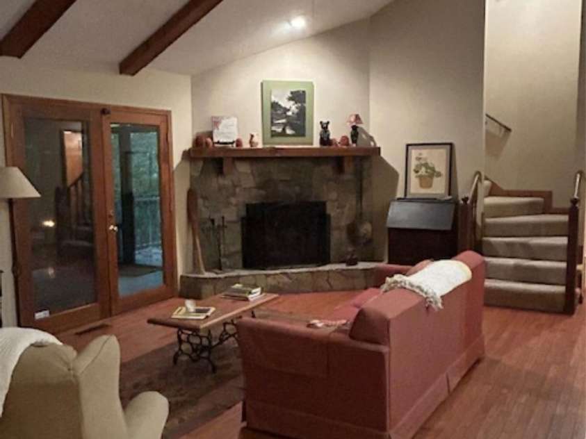 76 Azalea Court, Sapphire, NC 28774.  MLS# CAR4308118, YatesRealty ID 3657. Living room