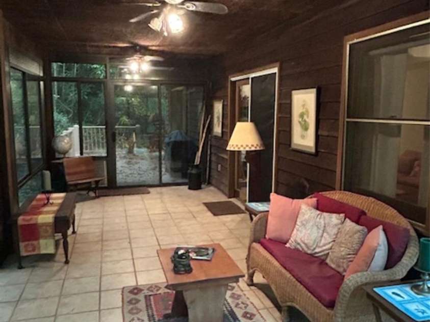 76 Azalea Court, Sapphire, NC 28774.  MLS# CAR4308118, YatesRealty ID 3657. Sun room 