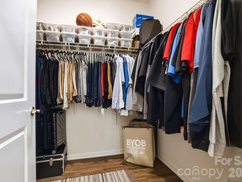 124 Goodleigh Lane, Mooresville, NC 28115.  MLS# CAR4353513, YatesRealty ID 36579. Large Walk-In Closet