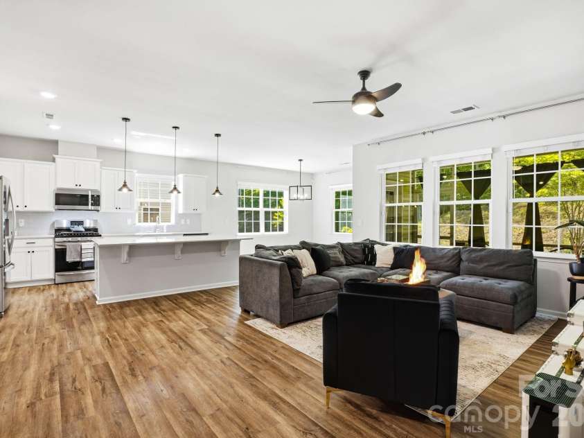 124 Goodleigh Lane, Mooresville, NC 28115.  MLS# CAR4353513, YatesRealty ID 36579. Open Concept Design