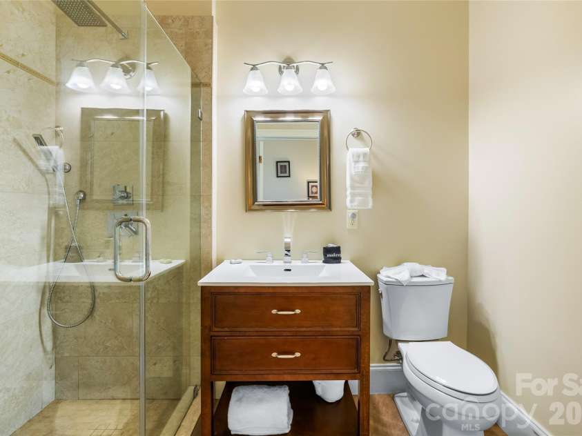 86 Edgemont Road, Asheville, NC 28801.  MLS# CAR4375523, YatesRealty ID 36581. Main level, bathroom one