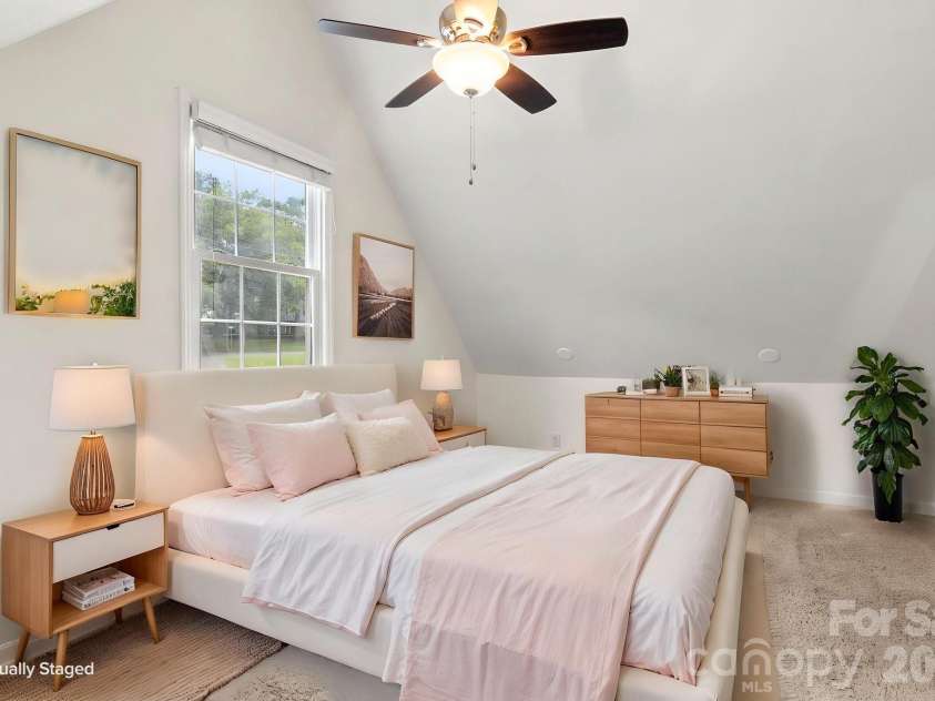 207 Edgemont Drive, Shelby, NC 28150.  MLS# CAR4402527, YatesRealty ID 36582. Primary on Second Level Virtually Staged