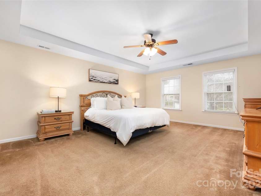 128 Lacona Trace, Mooresville, NC 28115.  MLS# CAR4222843, YatesRealty ID 3660. Primary bedroom
