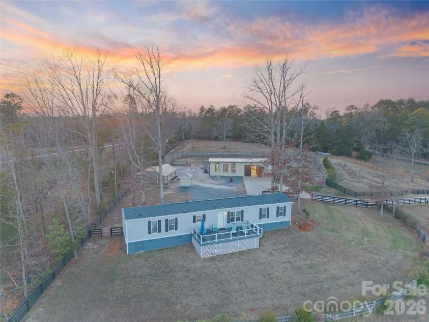 1780 Sierra Road, York, SC 29745.  MLS# CAR4335918, YatesRealty ID 3660. 2nd home, shop, greenhouse, front pasture, fenced yard of 2nd home.