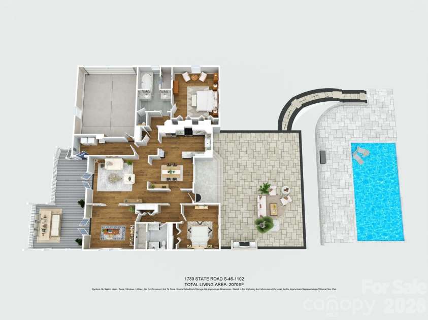 1780 Sierra Road, York, SC 29745.  MLS# CAR4335918, YatesRealty ID 3660. 