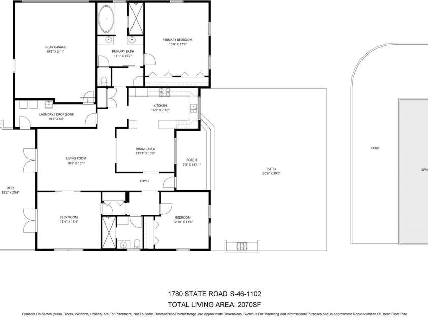 1780 Sierra Road, York, SC 29745.  MLS# CAR4335918, YatesRealty ID 3660. 