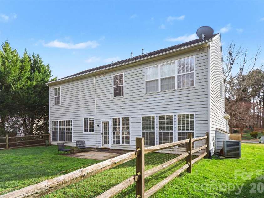 8519 Brentfield Road, Huntersville, NC 28078.  MLS# CAR4352890, YatesRealty ID 3661. Rear elevation