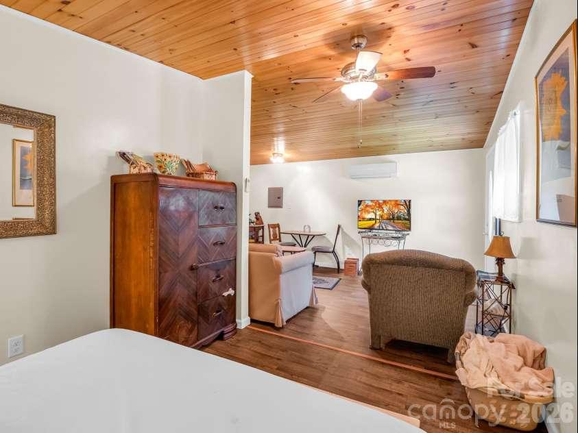 11 Charlie Hill Memorial Drive, Fairview, NC 28730.  MLS# CAR4398558, YatesRealty ID 36610. Tiny home studio
