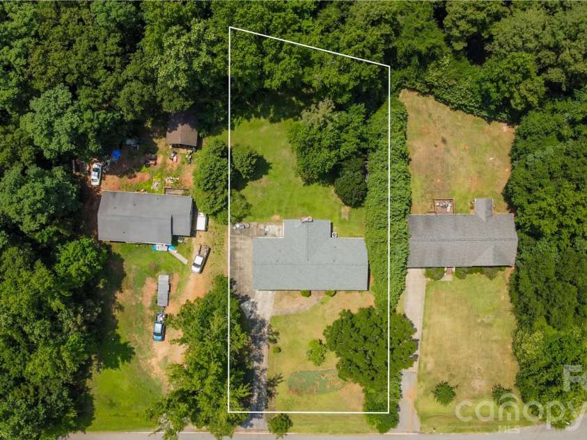 2718 Ridgewood Lane, Rock Hill, SC 29730.  MLS# CAR4396515, YatesRealty ID 36617. Aerial 2
